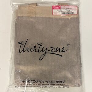 thirty-one Metallic Gold Small essential Storage Tote